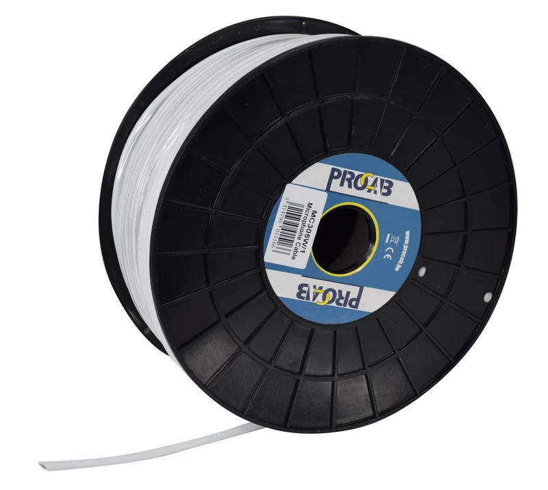 PROCAB MC 305W-1 Matassa cavo microfonico 100mt bianco