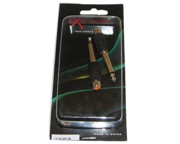 EXTREME ADA RF-JM ADATTATORE RCA FEMMINA - JACK MASCHIO 1/4" 6,3mm