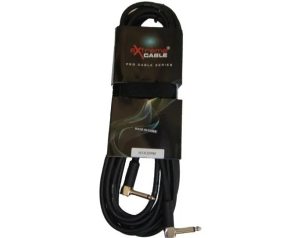 EXTREME JCJC3PRO CAVO JACK CURVO MONO 1/4" 6,3mm-JACK CURVO MONO 1/4" 6,3mm 3 MT