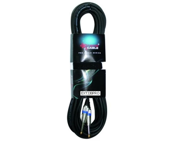 EXTREME CAVO JACK MONO - JACK MONO 1/4" 6.3 MM 8 MT CAVO AUDIO DI SEGNALE SCHERMATO