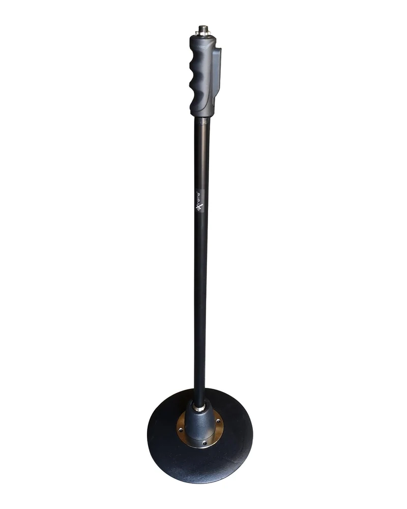 EXTREME MS092 ASTA MICROFONO DRITTA BASE 9KG ROTONDA CON SNODO INCLINABILE A 360° MECCANISMO ONE HAND