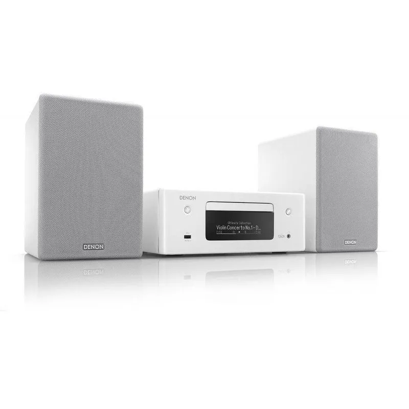 Denon CEOL N10 Network HiFi system con Alexa BIANCO Mini Hifi RCD-N10+SC-N10 *GAR.ITALIA*