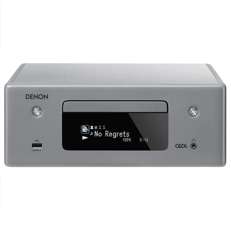 Denon CEOL N10 sintoamplificatore GRIGIO Mini Hifi NETWORK AUDIO RCD-N10+SC-N10