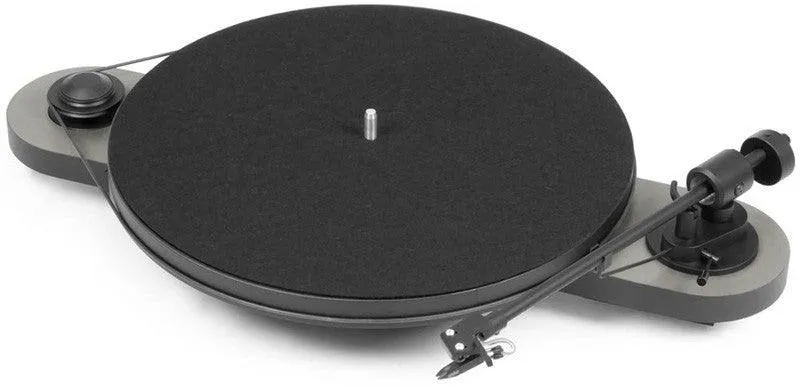 Pro-Ject Elemental Giradischi Trazione a cinghia braccio e di testina Ortofon ARGENTO/NERO