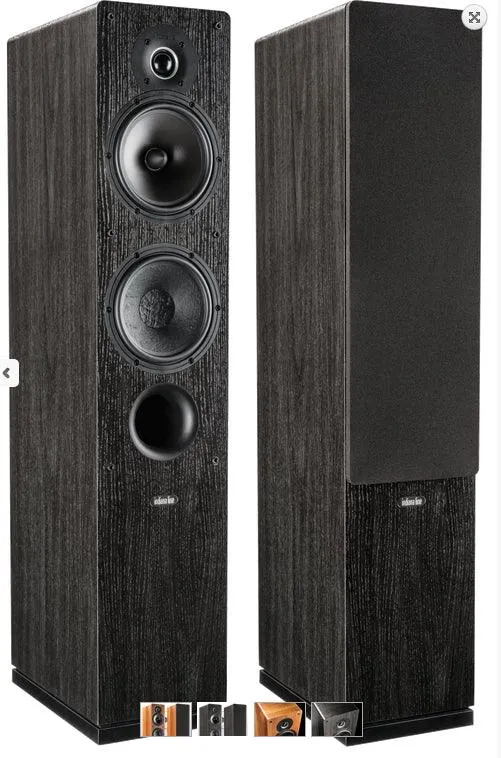 INDIANA LINE TESI 561 N diffusori da pavimento rovere nero BLACK OAK (COPPIA)