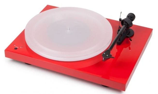 PRO-JECT Debut Carbon DC Esprit SB Audiophile Giradischi a 3 velocità, ROSSO