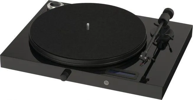 PRO-JECT Juke Box E Giradischi all-in-one amplificato Plug & Play, NERO