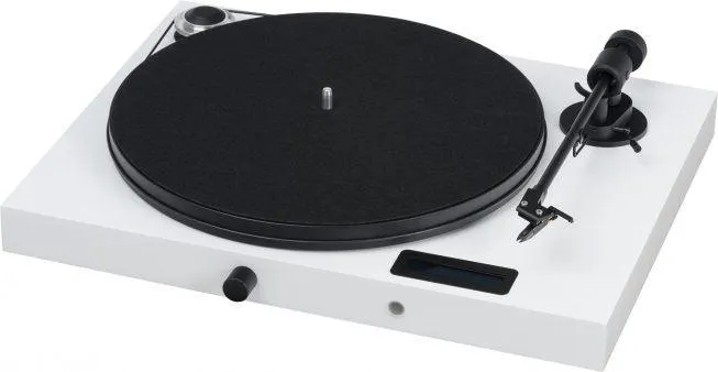 PRO-JECT Juke Box E Giradischi all-in-one amplificato Plug & Play, BIANCO