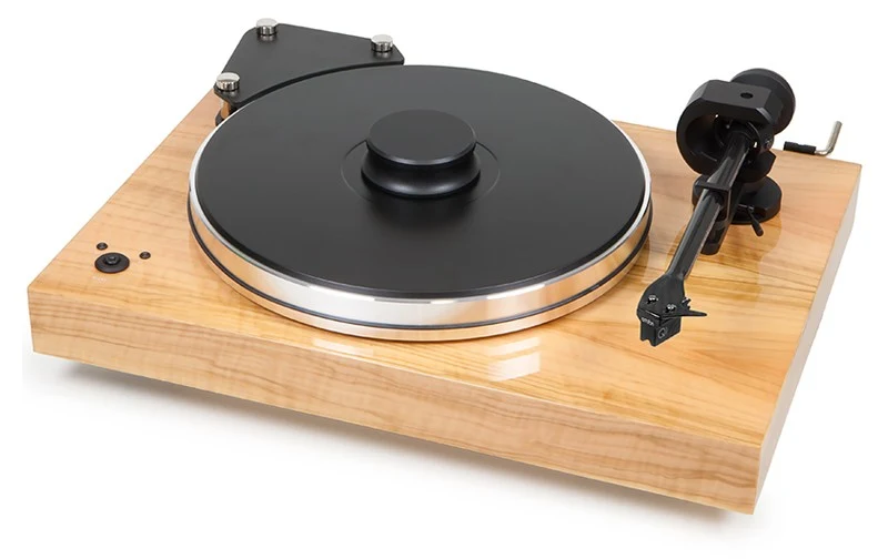 PRO-JECT Xtension 9 S-SHAPE giradischi di fascia alta con braccio in alluminio 9" a forma di S, OLIVE