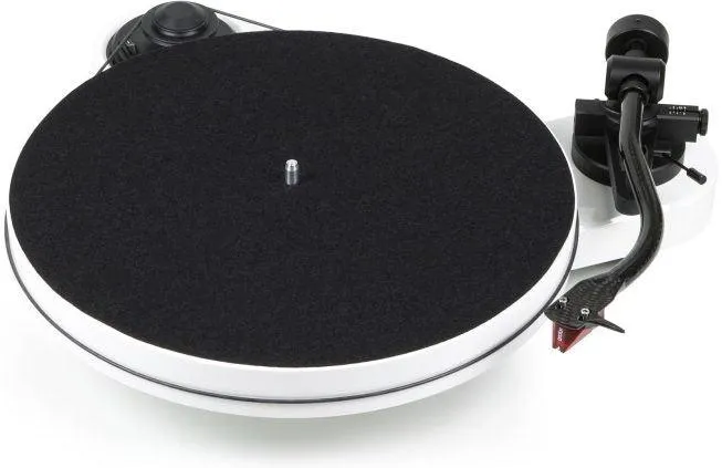 PRO-JECT RPM 1 Giradisci Carbon con braccio a S da 8,6'', BIANCO - senza testina