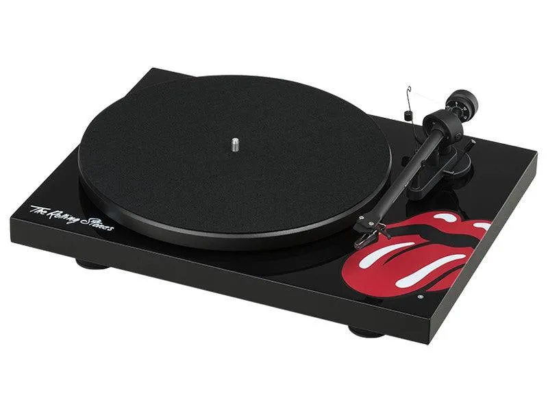 PRO-JECT Rolling Stones Recordplayer giradischi con braccio da 8.6'', NERO