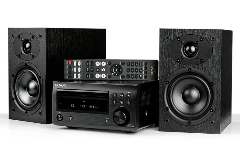 DENON D-M41DAB Sistema Micro HiFi con sintoamplificatore RCD-M41DAB + diffusori SC-M41, NERO/NERO