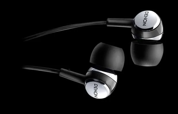 DENON AH-C260 Cuffia stereo In-Ear con ottimizzatore acustico, NERO