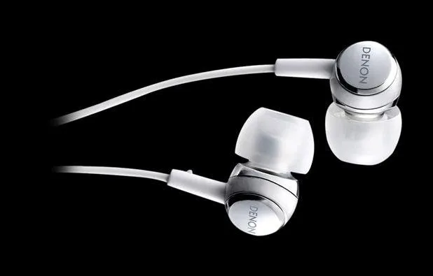 DENON AH-C260 Cuffia stereo In-Ear con ottimizzatore acustico, SILVER