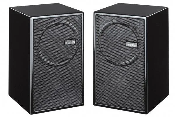 Indiana Line ZERO Nero (Coppia) Diffusori acustici bass-reflex 2 vie 4-8 ohm (High Gloss Nero)