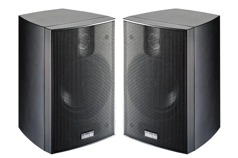 Indiana Line NANO.2 coppia Diffusori acustici bass-reflex (NERO)