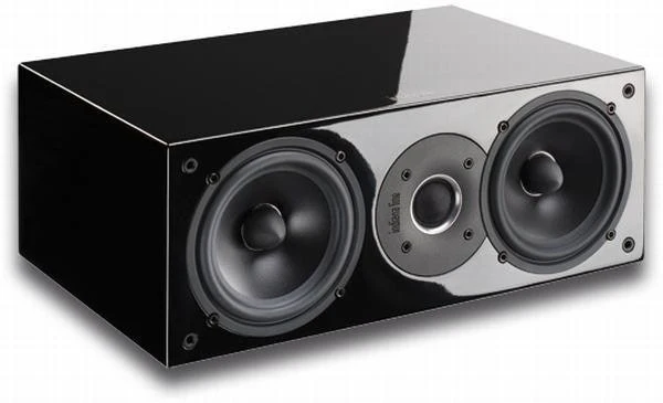 Indiana Line TESI 742 LN diffusore per canale centrale compatto, 2 vie, 30-100 Watt, 4-8 ohm.(High Gloss Nero)