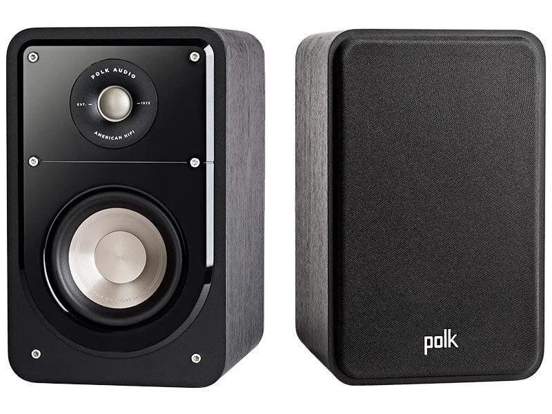 POLK AUDIO S15e Diffusori bookshelf a 2 vie bass reflex COPPIA, NERO