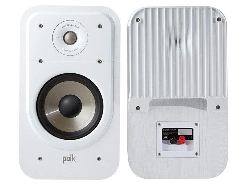 POLK AUDIO S20e Diffusori bookshelf a 2 vie bass reflex posteriore Power Port, COPPIA BIANCO