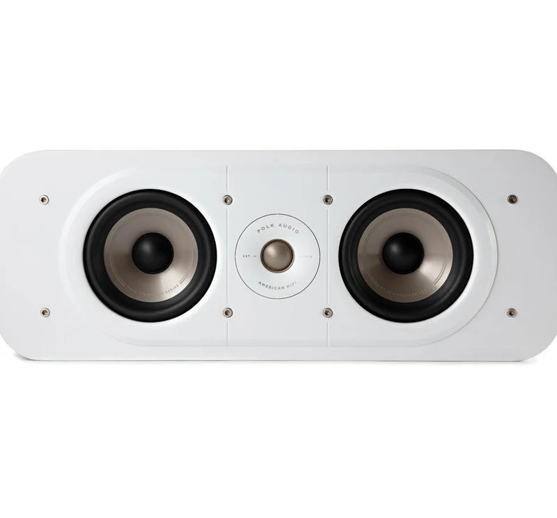 POLK AUDIO S30e Diffusore centrale a 2 vie bass reflex posteriore Power Port, BIANCO