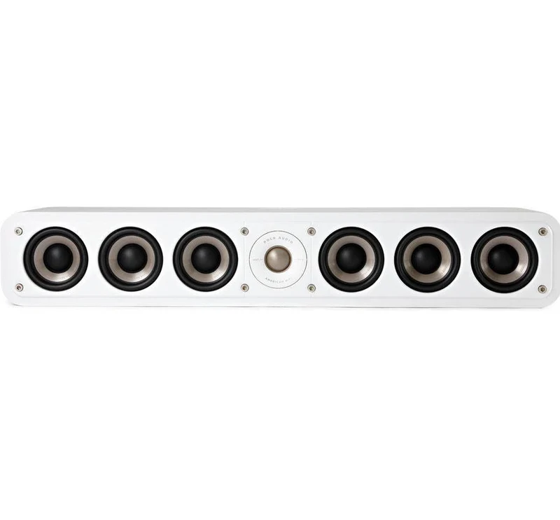POLK AUDIO S35e Diffusore centrale slim a 2 vie doppio bass reflex posteriore Power Port, BIANCO