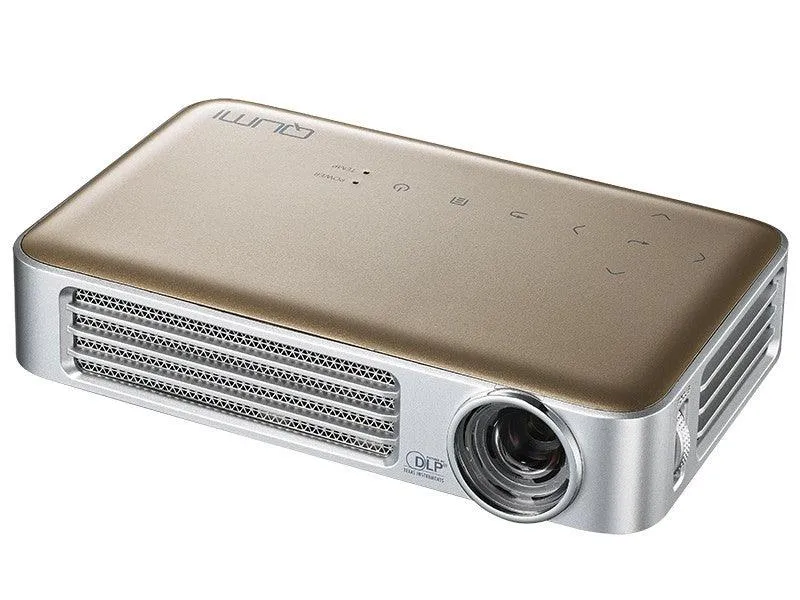 VIVITEK Qumi Q6 Videoproiettore WiFi Tascabile LED DLP WXGA, 1280x720, 800 Lumen - ORO