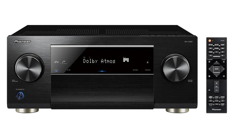 Pioneer SC-LX501-B Amplificatore Ricevitore multicanale da 7.2 Upscaling/Pass Through UltraHD 4K, Dolby Atmos, DTS:X