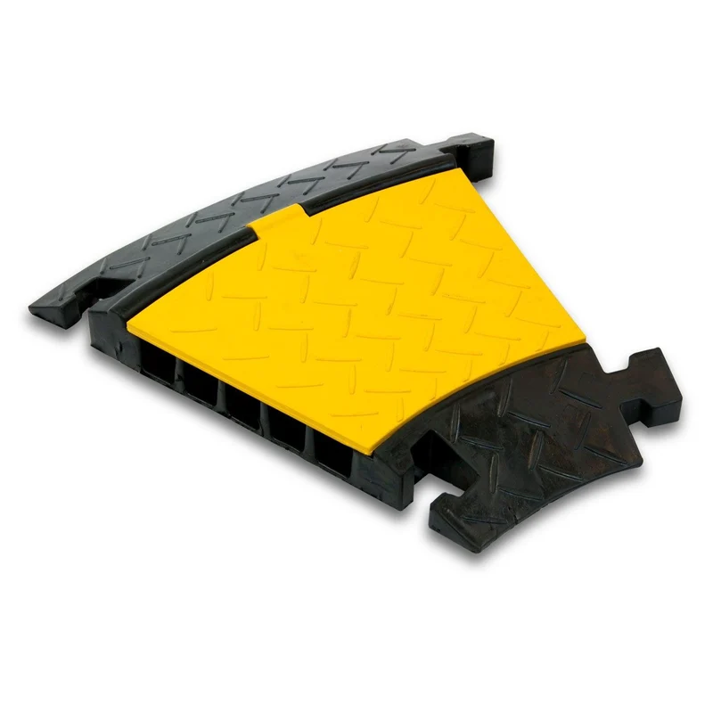 Pedana proteggi cavo a 5 canali Master Audio CP5, angolo a 30° (3 pezzi formano un angolo 90°).