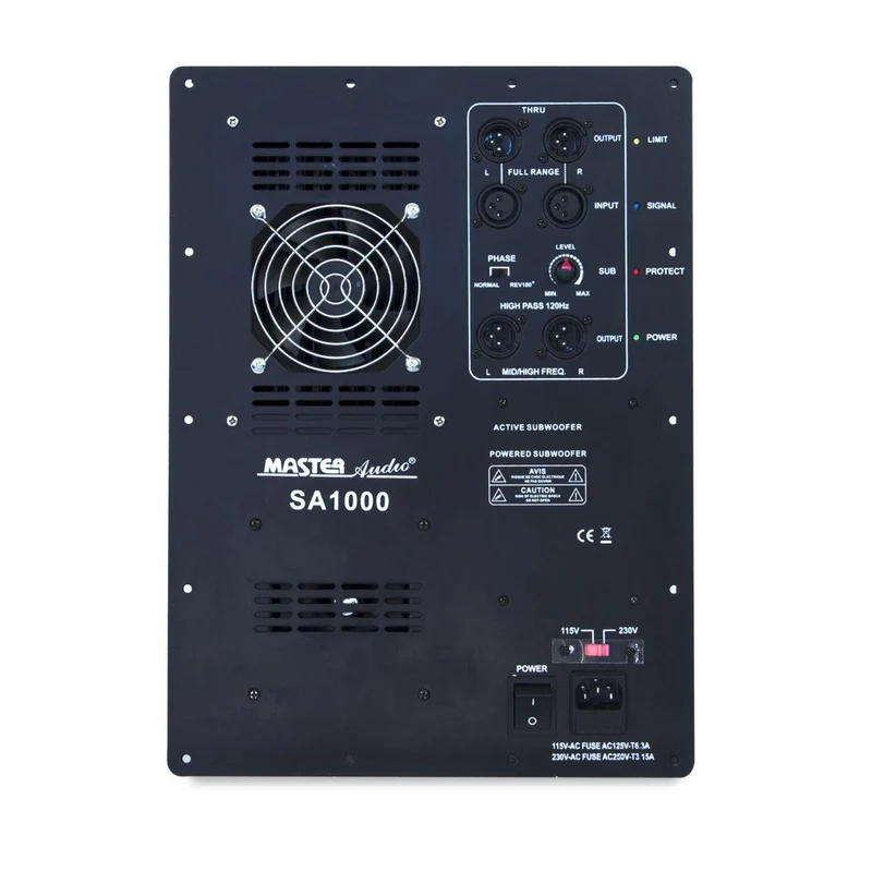 Master Audio SA1000 Modulo amplificatore per subwoofer professionale 750 W RMS su 4 ohm