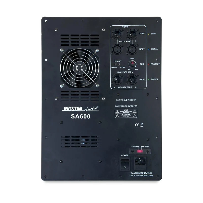 Master Audio SA600 Modulo amplificatore per subwoofer 550 W RMS 4ohm