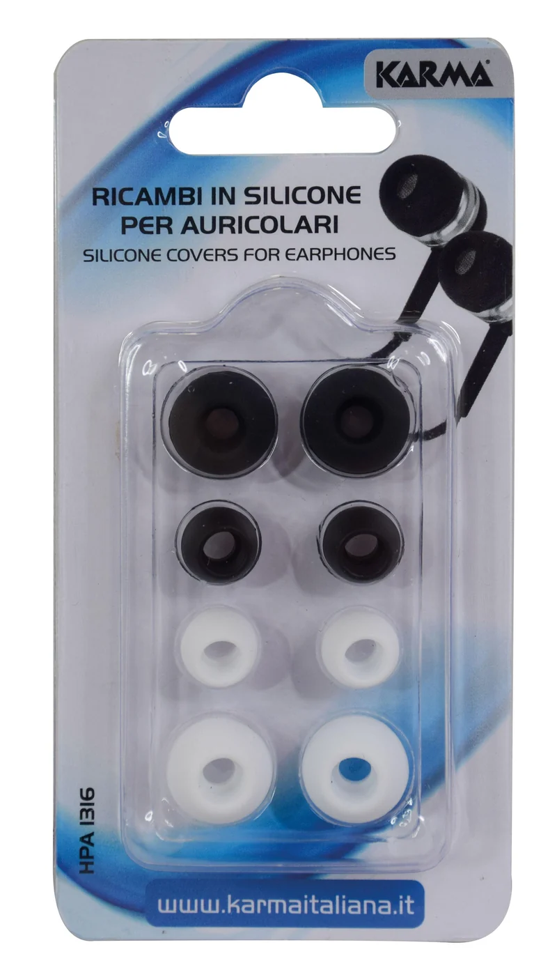 KARMA HPA 1316 Ricambi in silicone per auricolari