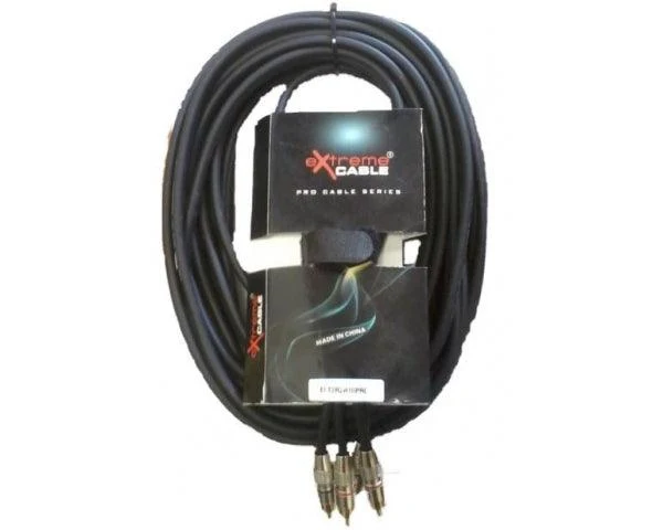 EXTREME 2R2R10PRO 2RCA MASCHIO -2RCA MASCHIO PRO 10mt