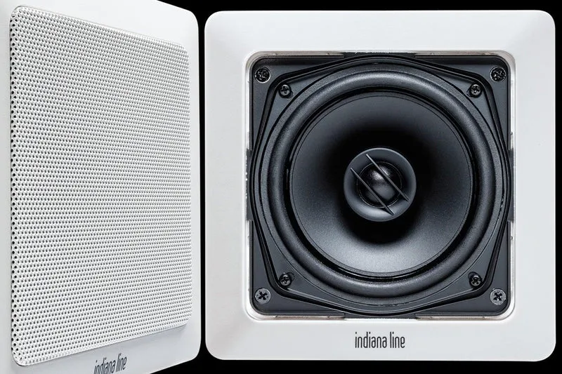 Indiana Line SQ 250 Diffusori da incasso 60 watt (Coppia) SQ250 2 vie da incasso, woofer 130 mm