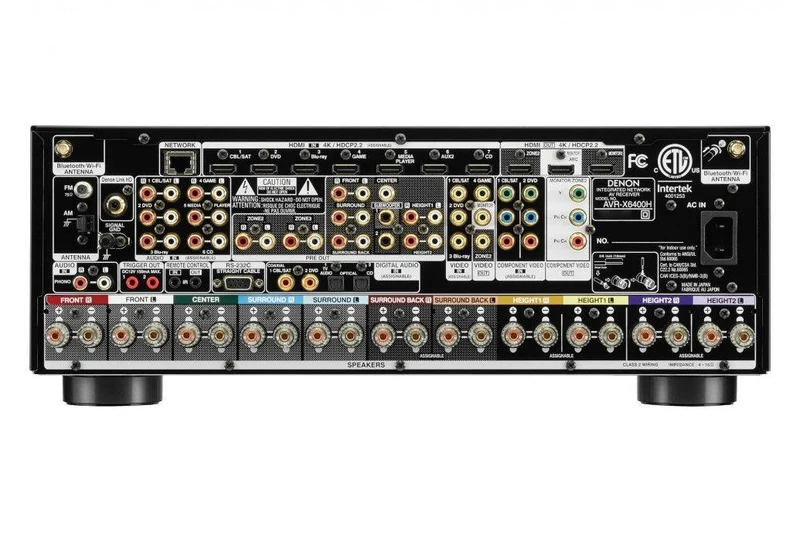 Denon AVR-X6400H Sintoamplificatore AV 11.2 canali (140W X 11) 4K ULTRA HD