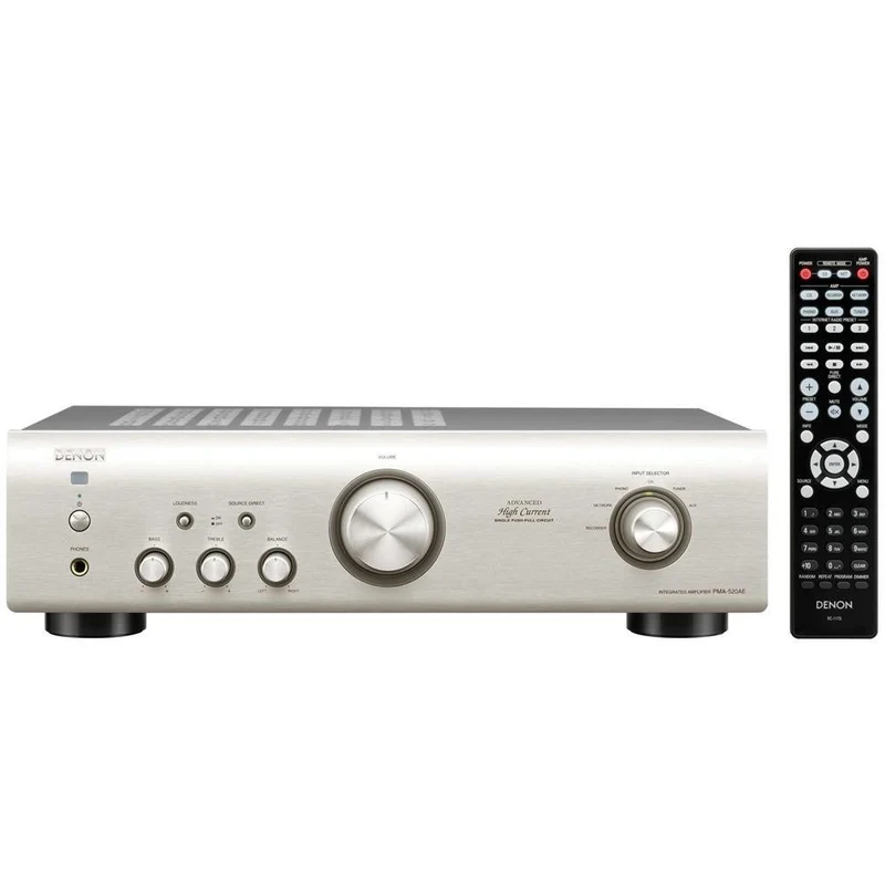 DENON PMA-520AE Amplificatore integrato HIGH END, 45 + 45W RMS, SILVER