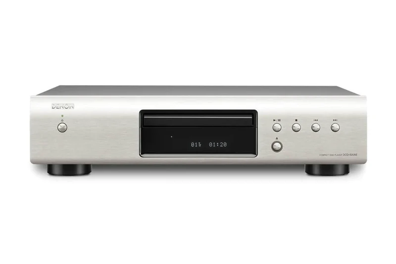 Denon DCD-520AE Lettore CD con DAC 32bit/192KHz HIGH END, SILVER