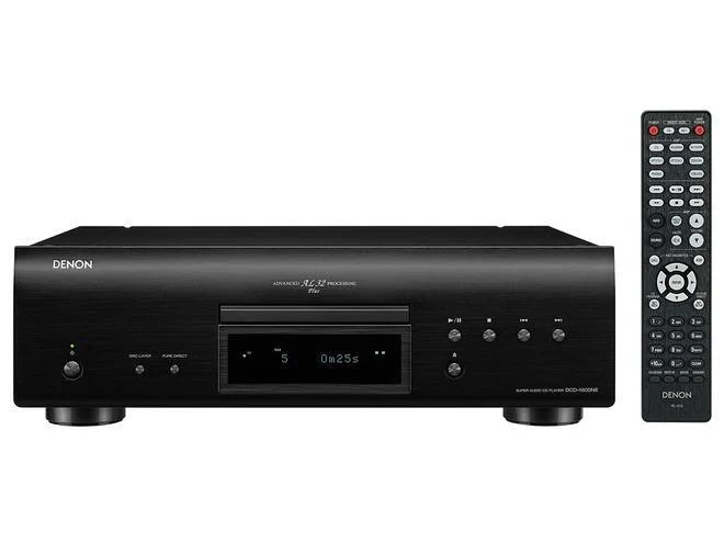 Denon DCD-1600NE NERO Lettore CD/SACD/WMA/MP3 su 2 canali, AL32 Processing Plus, D/A 32bit/192KHz