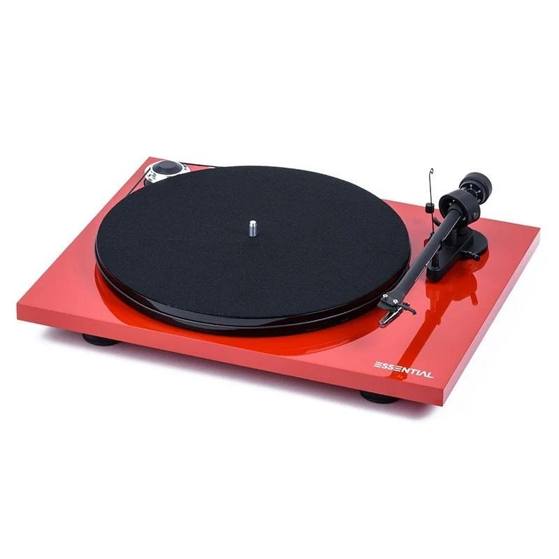 PRO-JECT ESSENTIAL III BLUETOOTH braccio e testina Ortofon, ROSSO, GAR. ITALIA