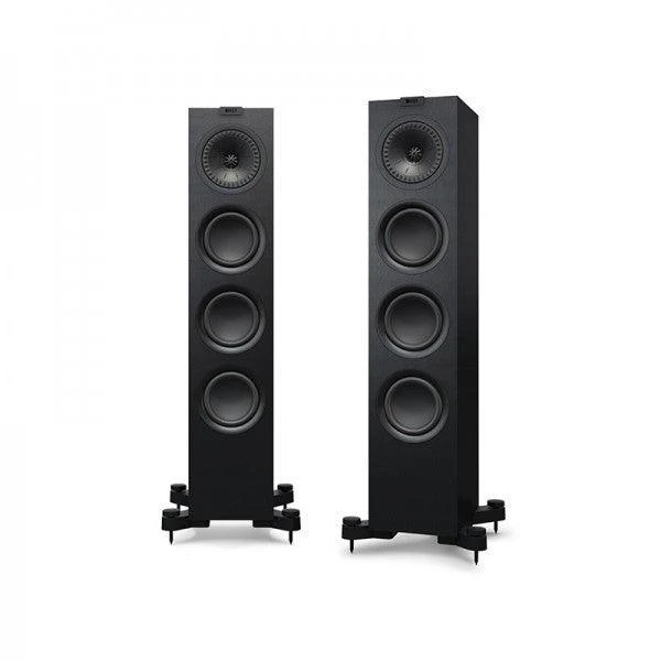 KEF Q550 Diffusori da pavimento High End NERO Black Ash Vinyl 130W (COPPIA)