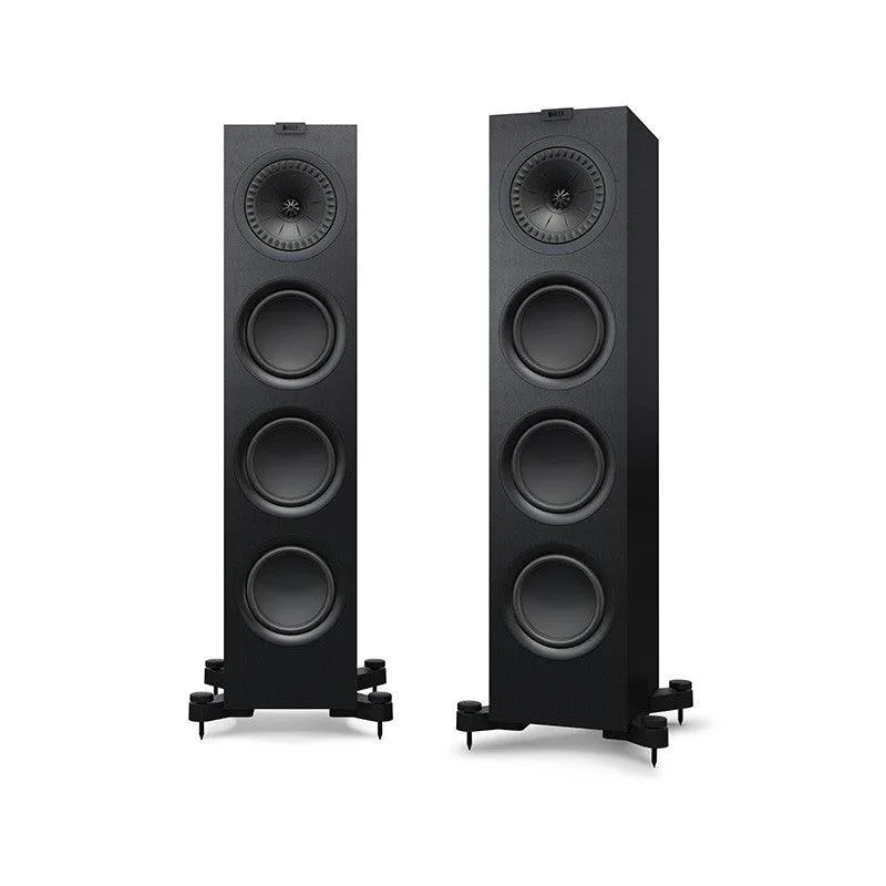 KEF Q750 NERI Diffusori da pavimento High End Black Ash Vinyl 150W (COPPIA)