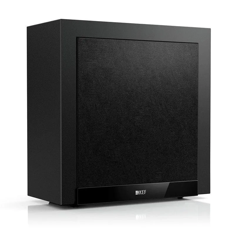 KEF T2 BLACK Subwoofer attivo Classe D cassa chiusa - woofer 250mm, potenza 250W
