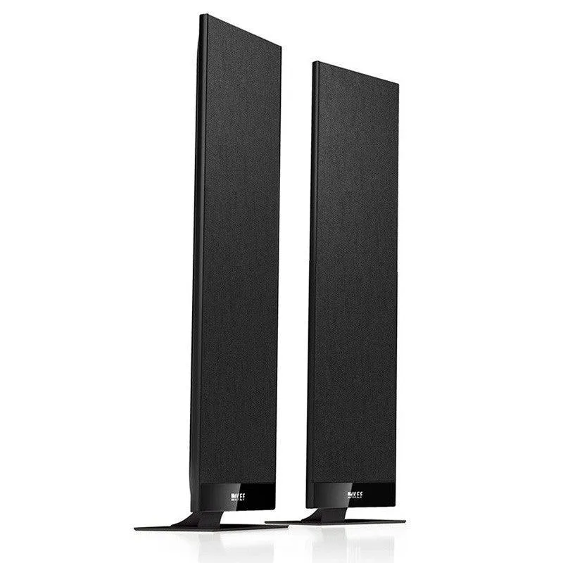 KEF T301 BLACK Diffusori da parete o stand per Home cinema 2 vie e Mezza 150W (COPPIA)