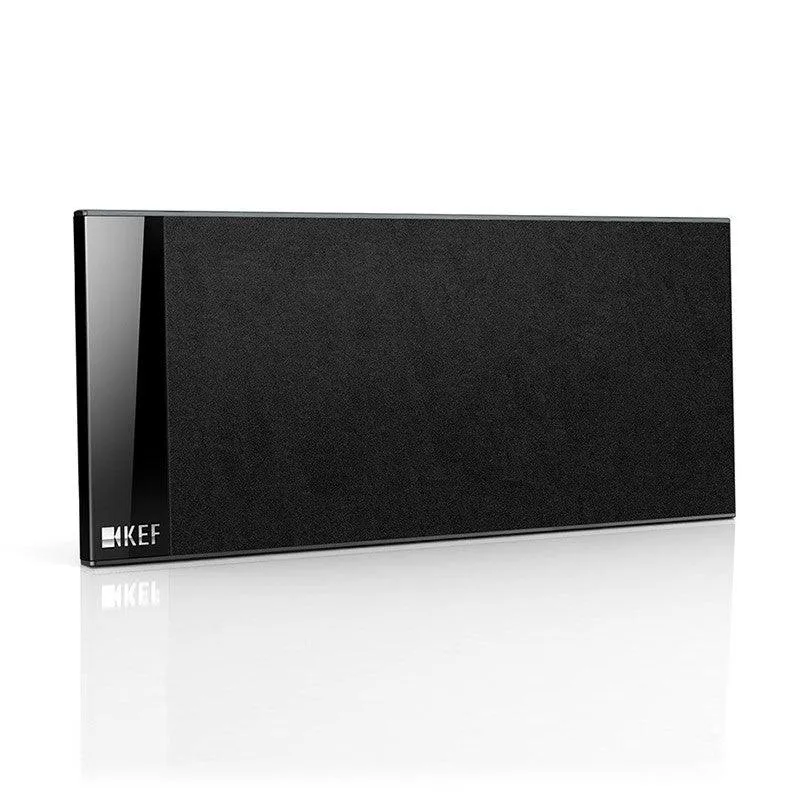 KEF T101C BLACK Diffusore centrale da parete o scaffale 2 vie ULTRASOTTILE 100W