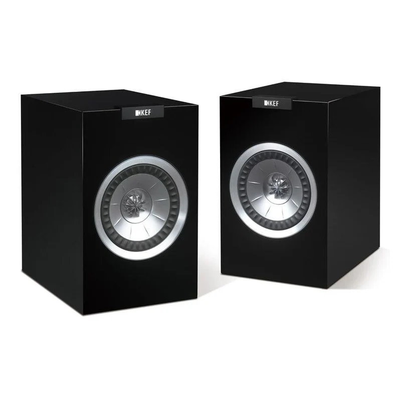 KEF R100 Diffusore a Due vie Bass Reflex SISTEMA UNIQ. NERO Woofer da 13,5cm 100W (COPPIA)