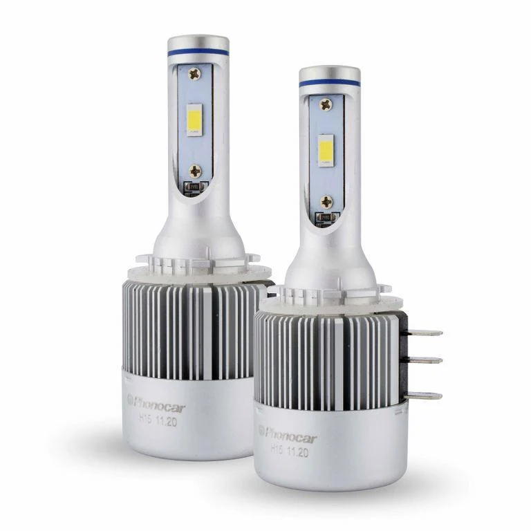Phonocar 07531 Lampade LED per fari a parabola H15, serie Master Plus