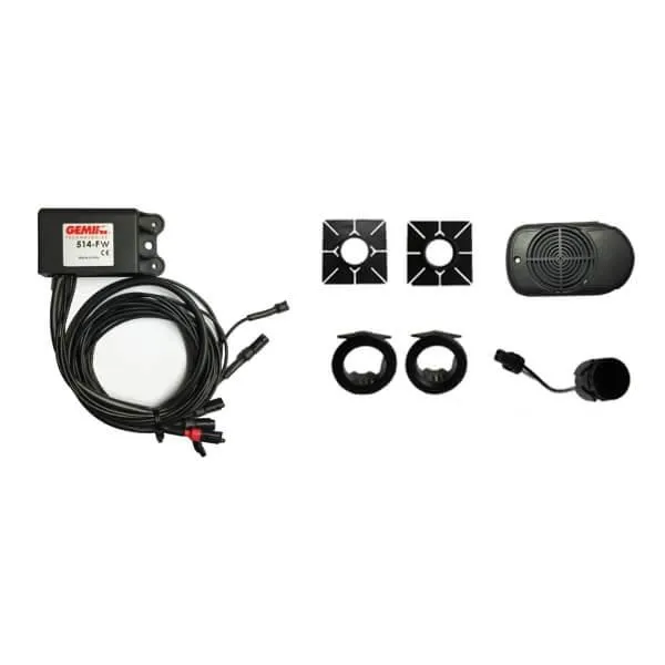 Gemini GEM-514FW Kit 4 sensori parcheggio WIRELESS anteriori regolabili clip on o flush mount con buzzer