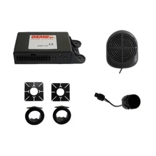 Gemini GEM-514F Kit 4 sensori parcheggio anteriore regolabili clip on o flush mount con buzzer