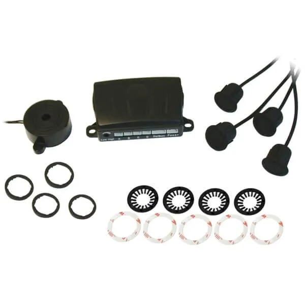 Alkor AK8C004 kit 4 sensori di parcheggio POSTERIORI omologato E8 con Buzzer