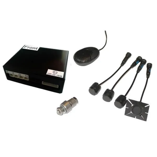 Alkor AK8C003F Kit 4 sensori parcheggio ANTERIORI flush mount con buzzer