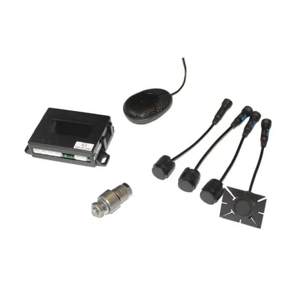 Alkor AK8C003 kit 4 sensori parcheggio POSTERIORI trasduttori flush mount con buzzer